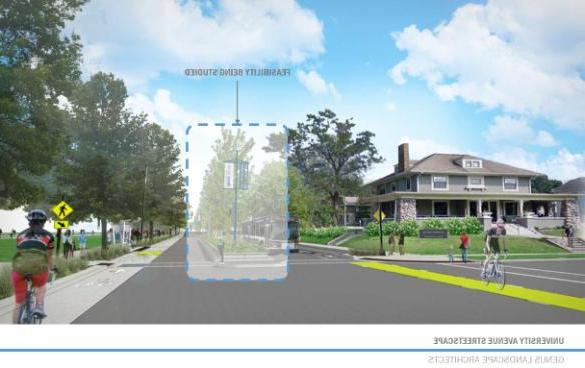 University Ave. Streetscape Concept